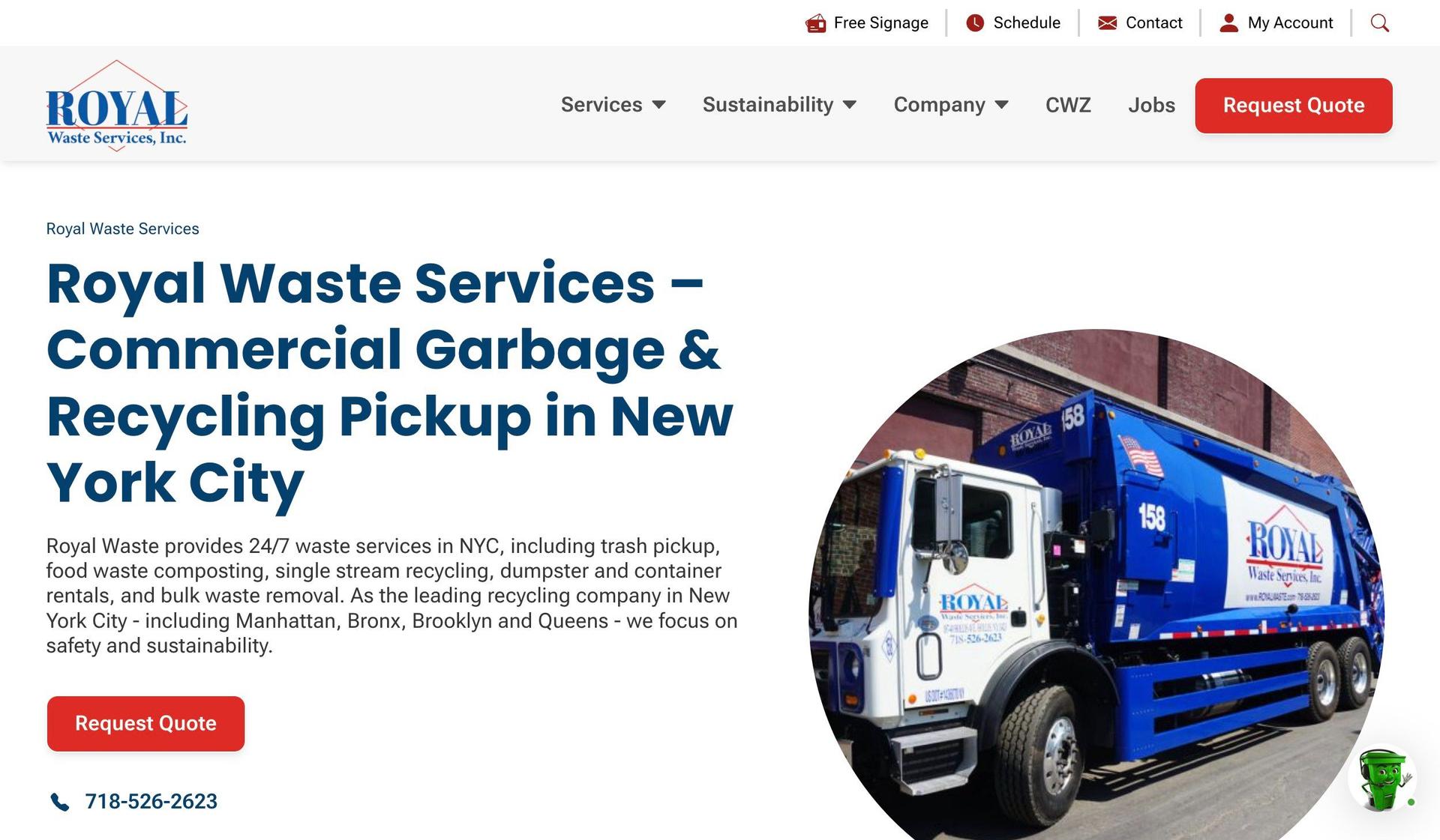 Royal Waste-dumpster rental websites