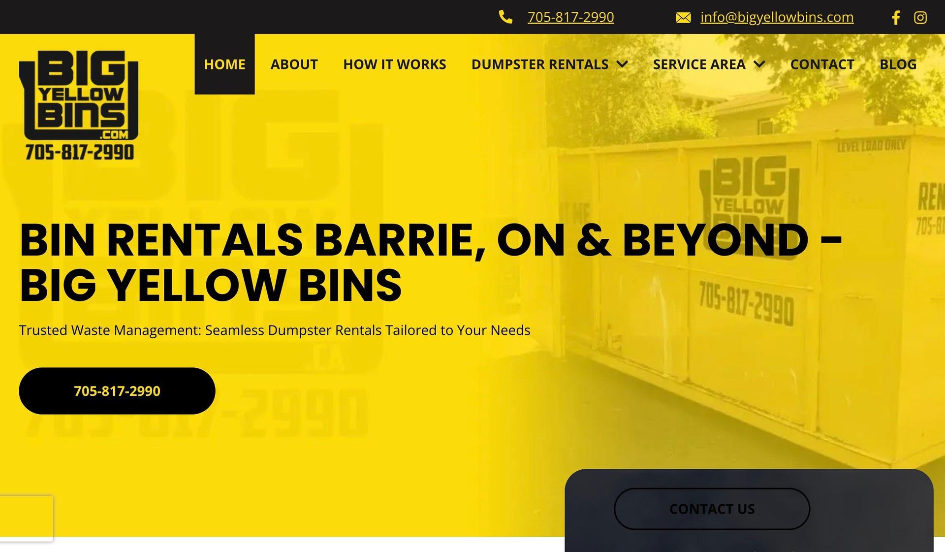 Big Yellow Bins-dumpster rental websites