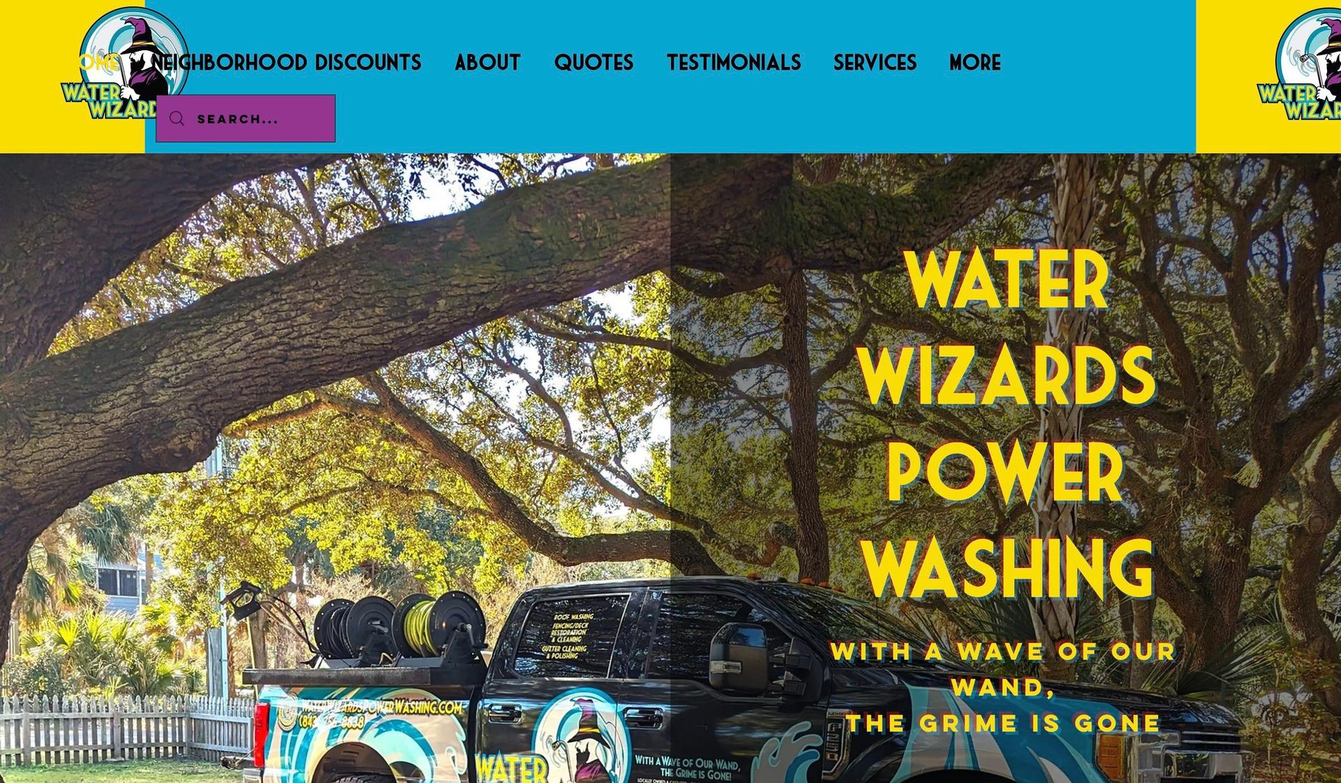 Water Wizards Power Washing-pressure washing websites