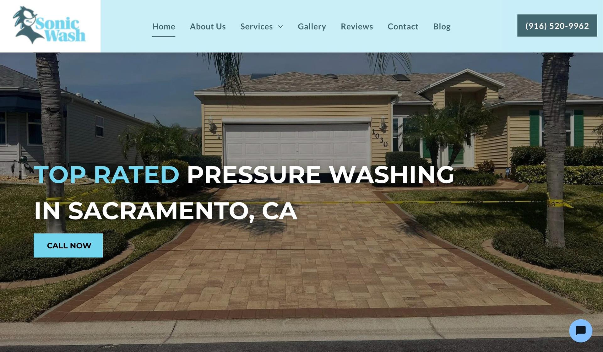 Sonic Wash Sacramento-pressure washing websites