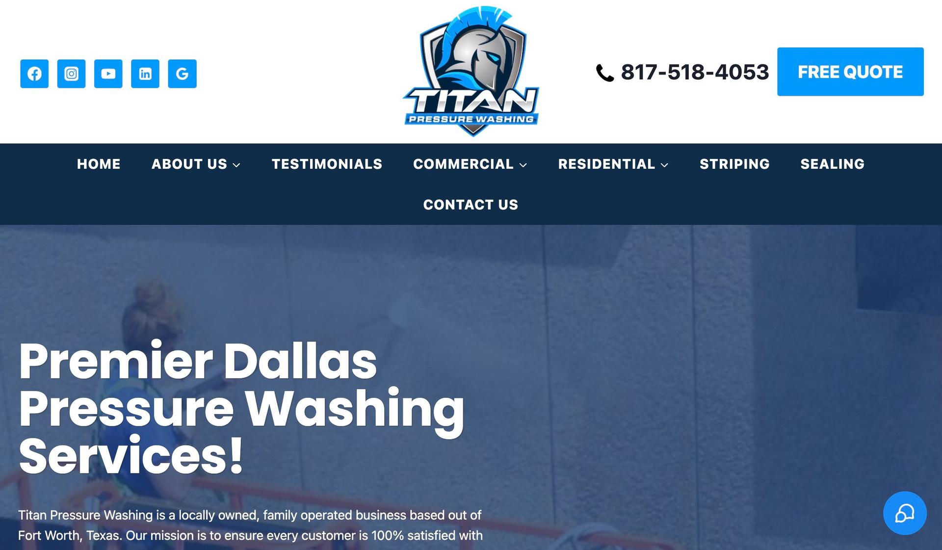 Titan Washing-pressure washing websites