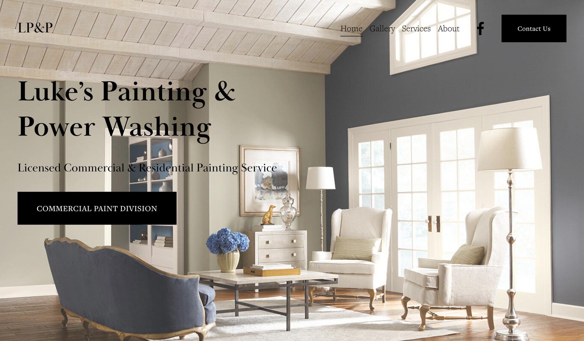 Luke's Painting and Power Washing-pressure washing websites
