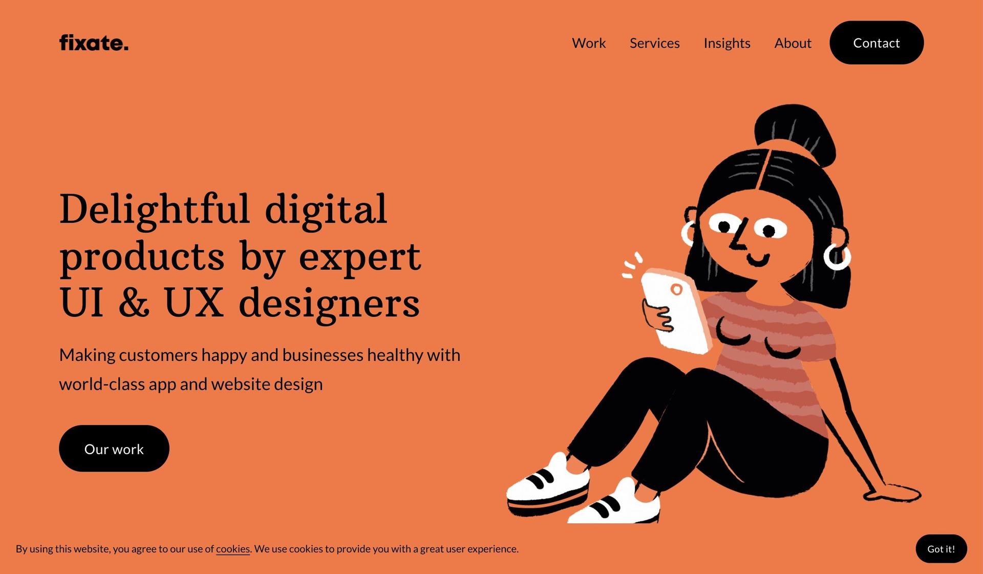 Fixate-fun website designs