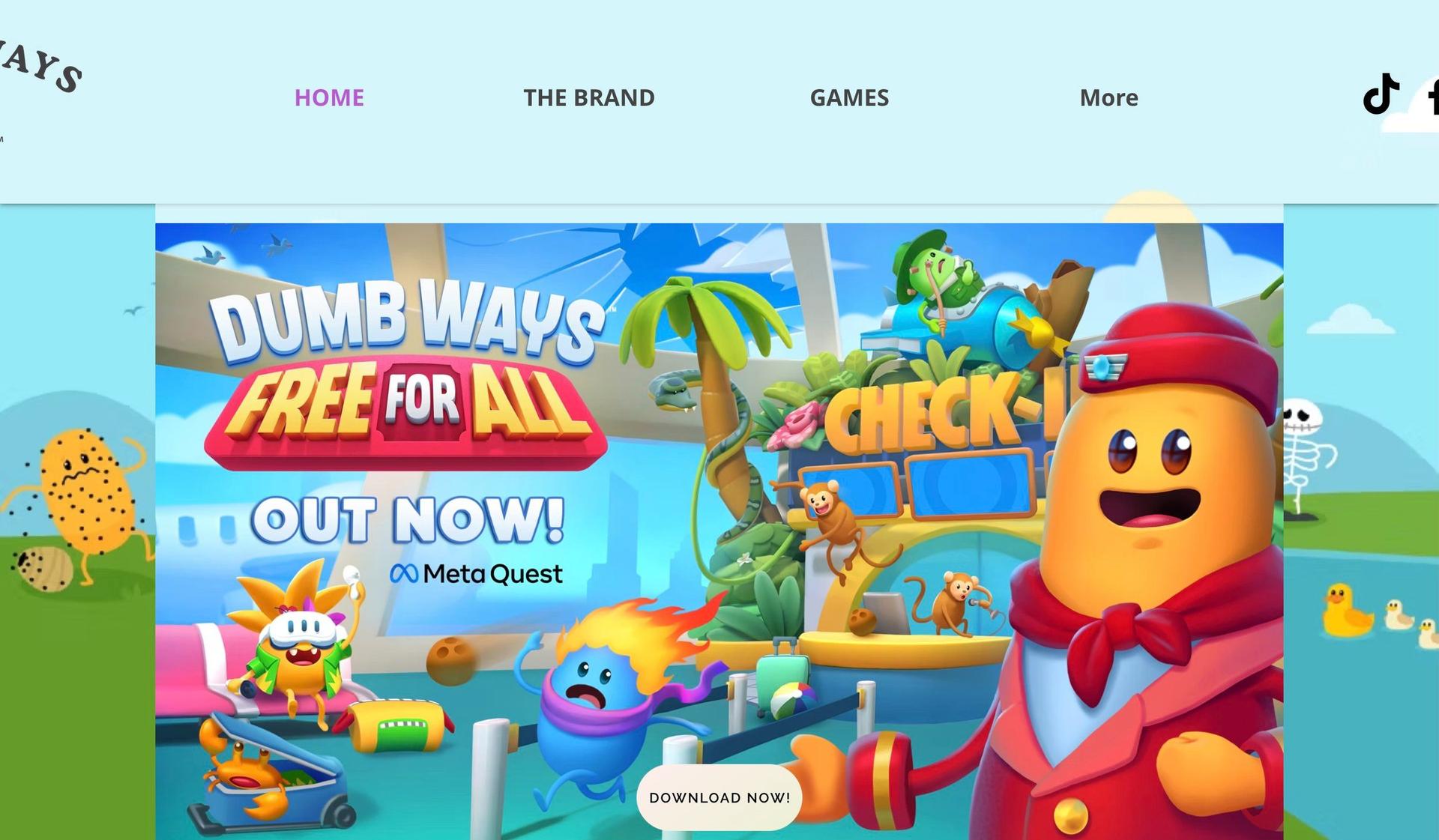 Dumbwaystodie-fun website designs