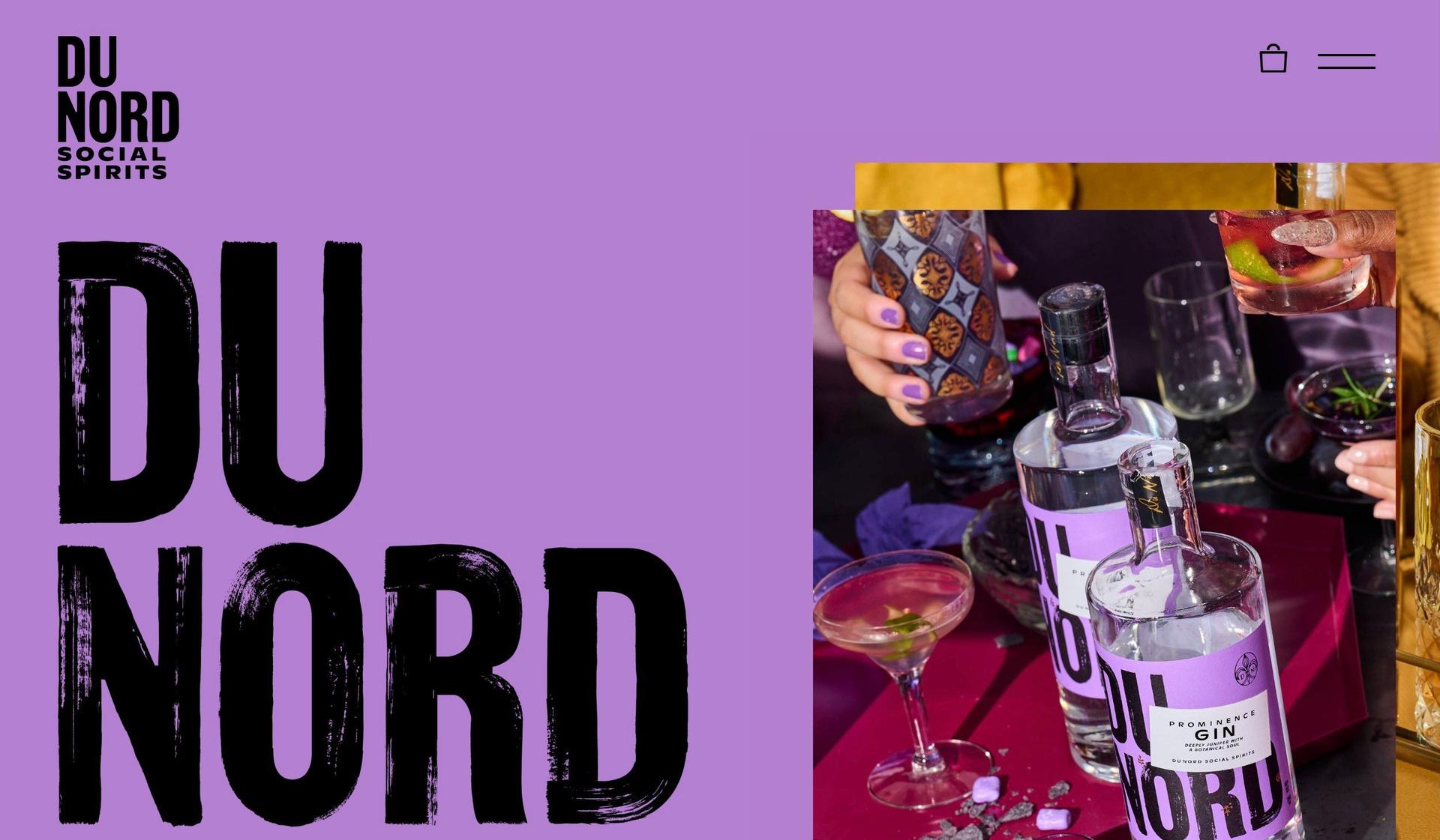 Du Nord Social Spirits-drinks beverages website examples