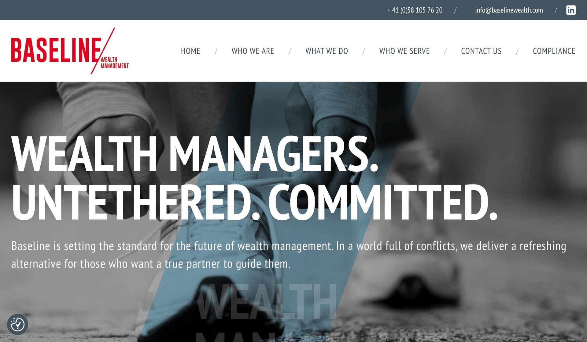 Baseline Wealth-asset management websites