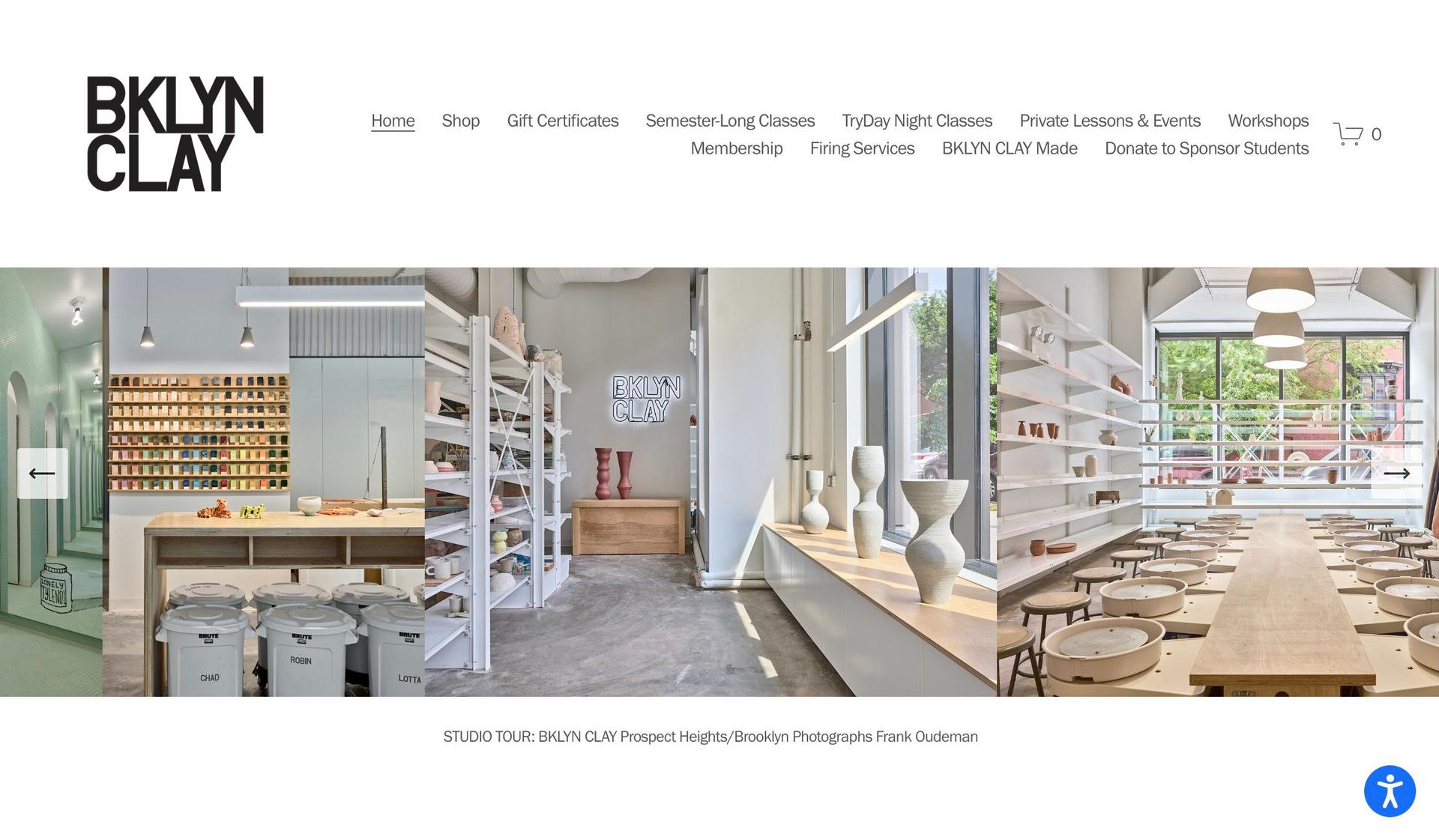 Bklyn Clay-ceramic store web designs