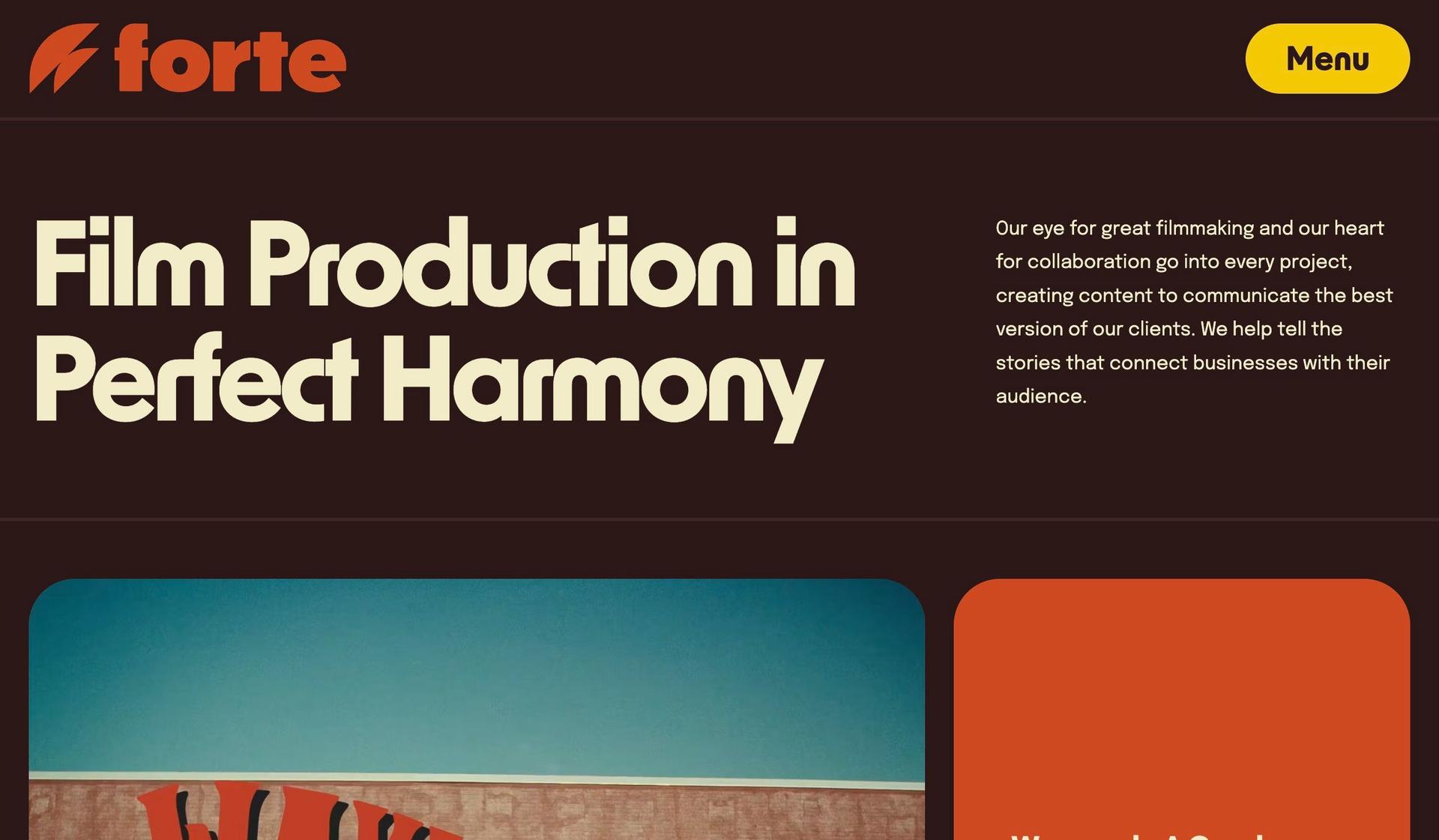 Forte Film Studio-film production company websites