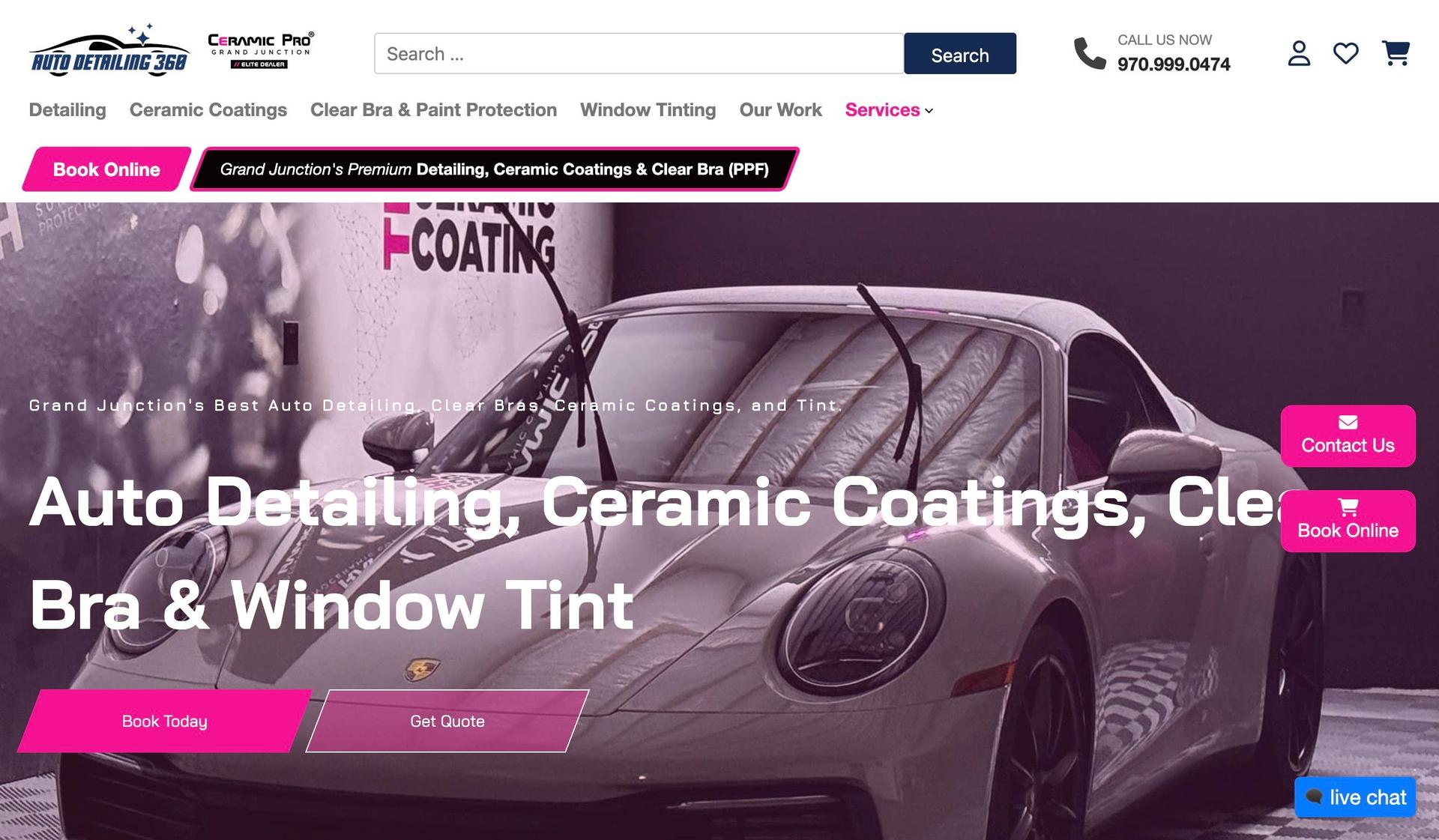 Auto Detailing 360-window tinting websites