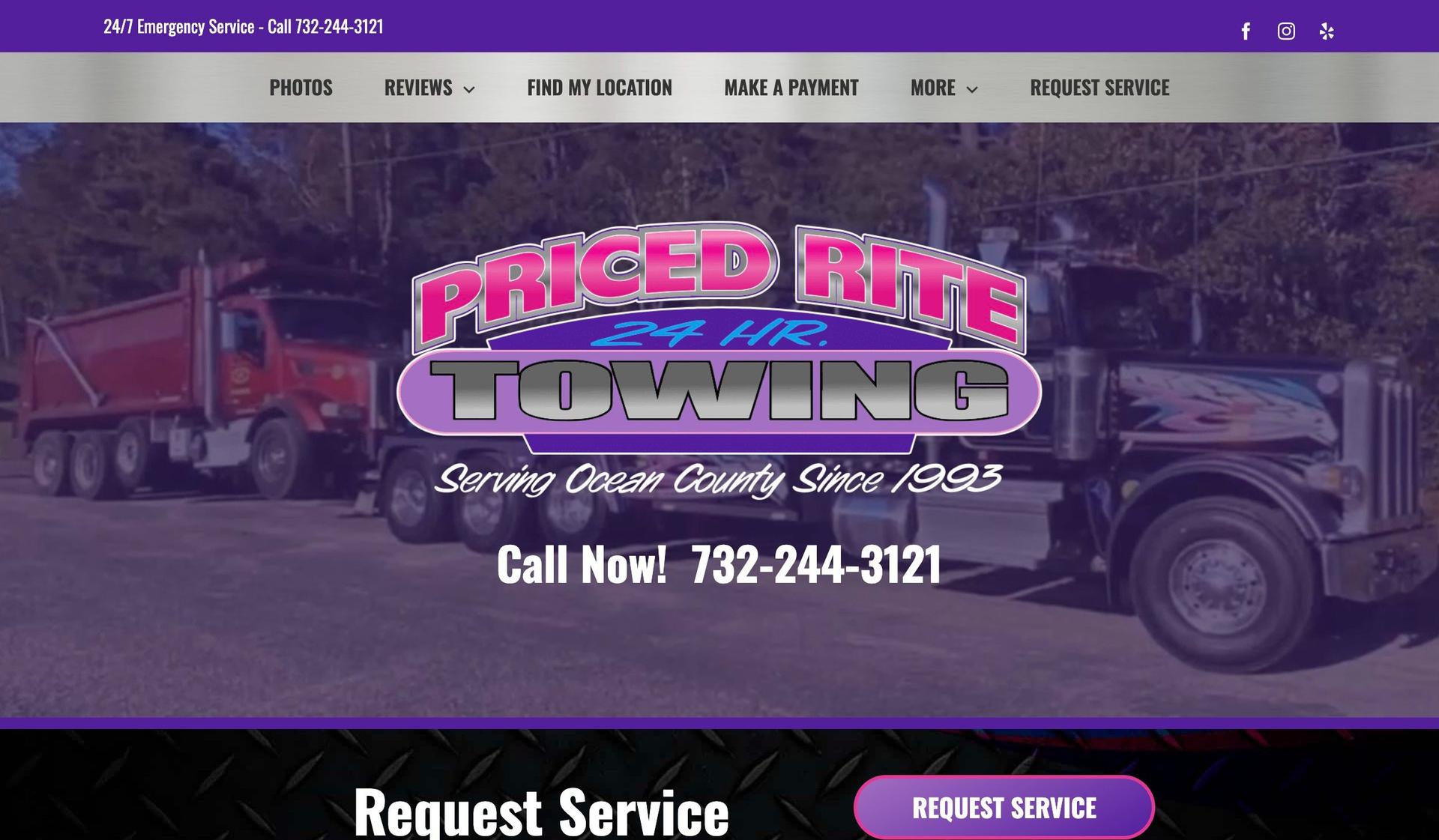 Priced Rite Towing NJ-auto towing websites