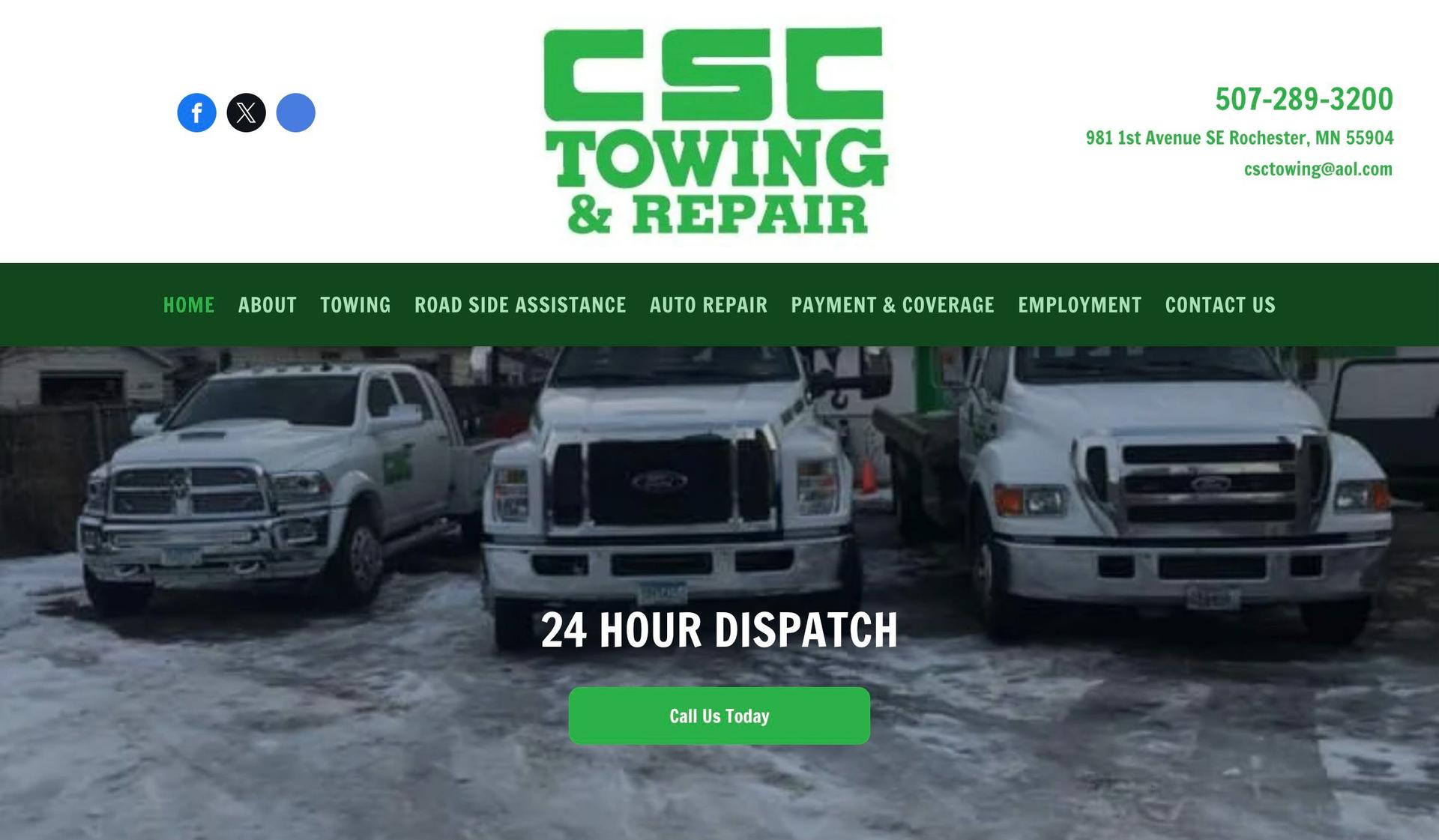 CSC Towing-auto towing websites