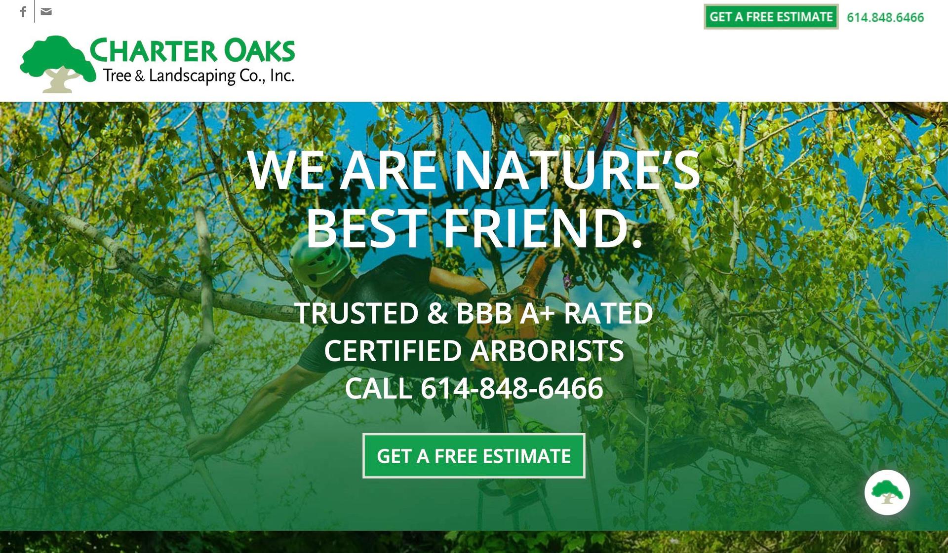 Charter Oaks Company-tree service websites