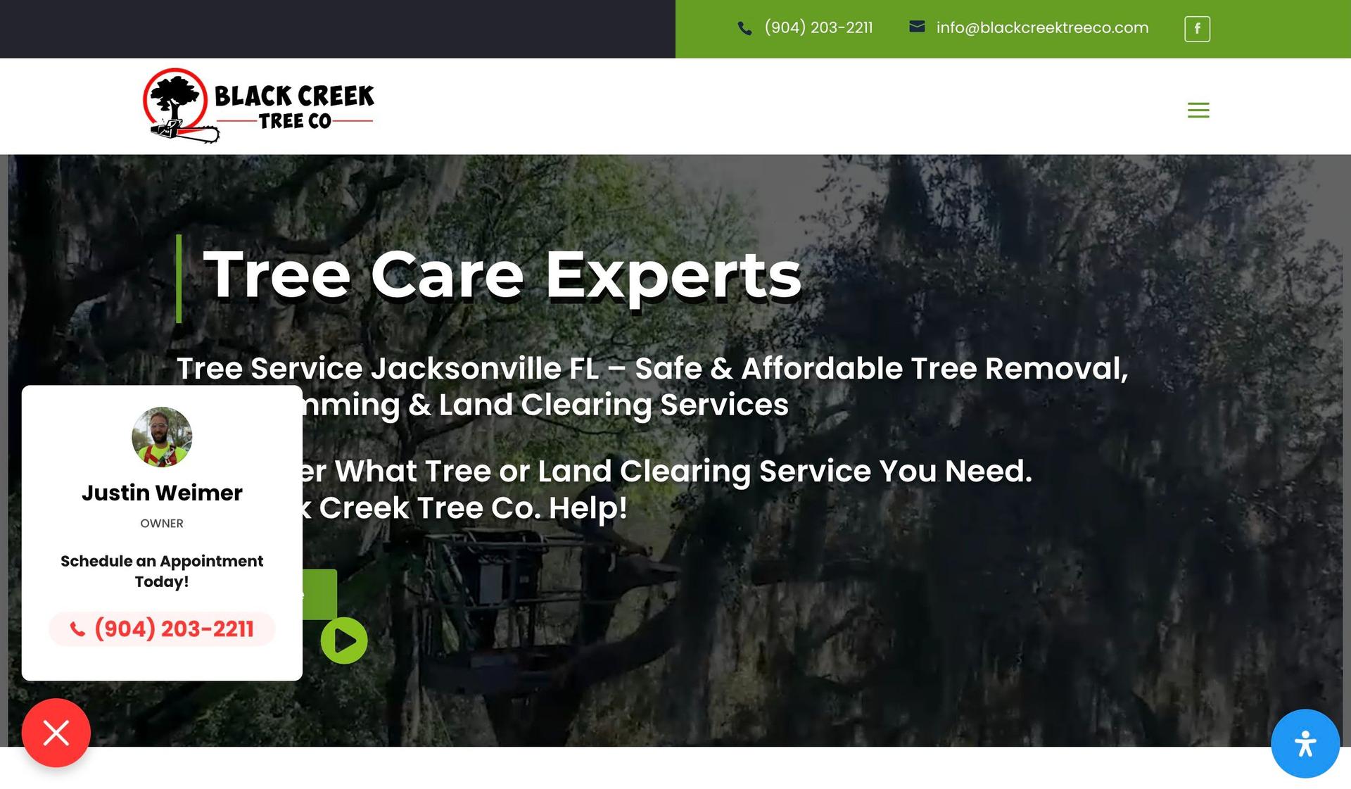 Black Creek Tree Co.-tree service websites