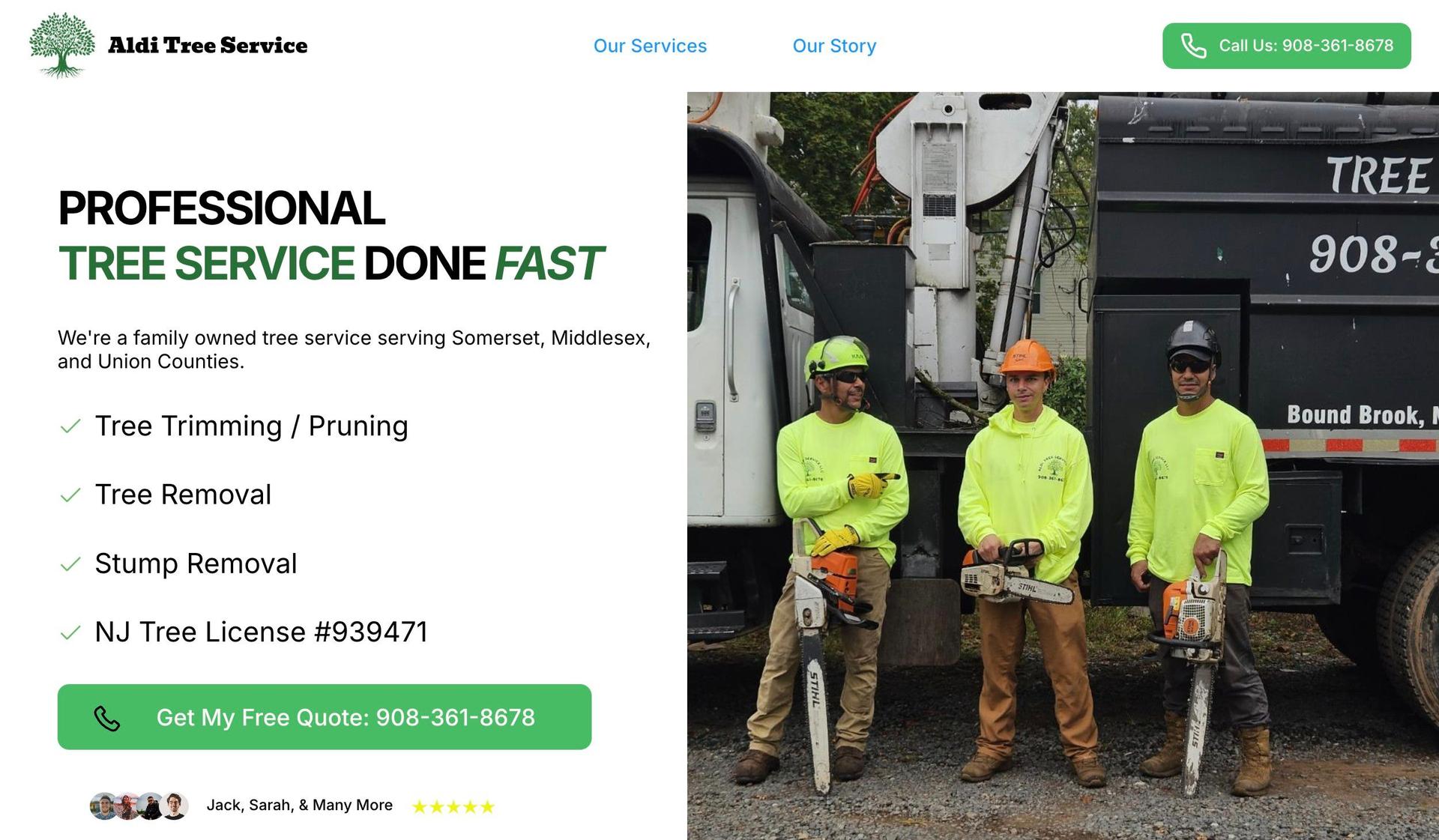 Aldi Tree Service-tree service websites