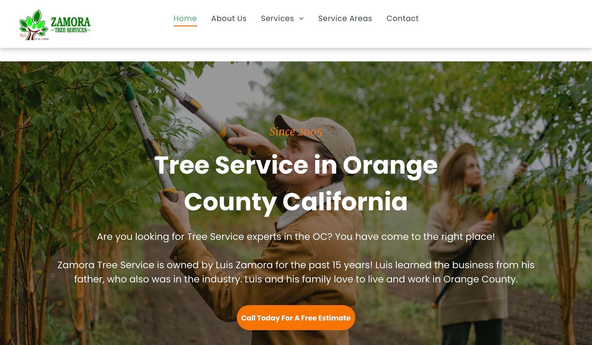 Zamora Tree Service-tree service websites