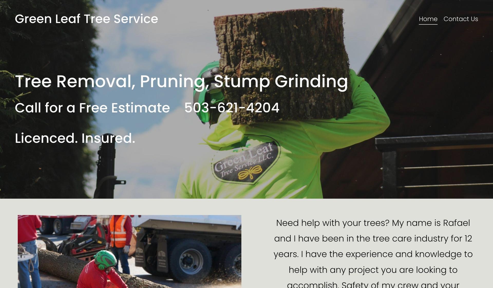 Greenleaf Tree Service-tree service websites