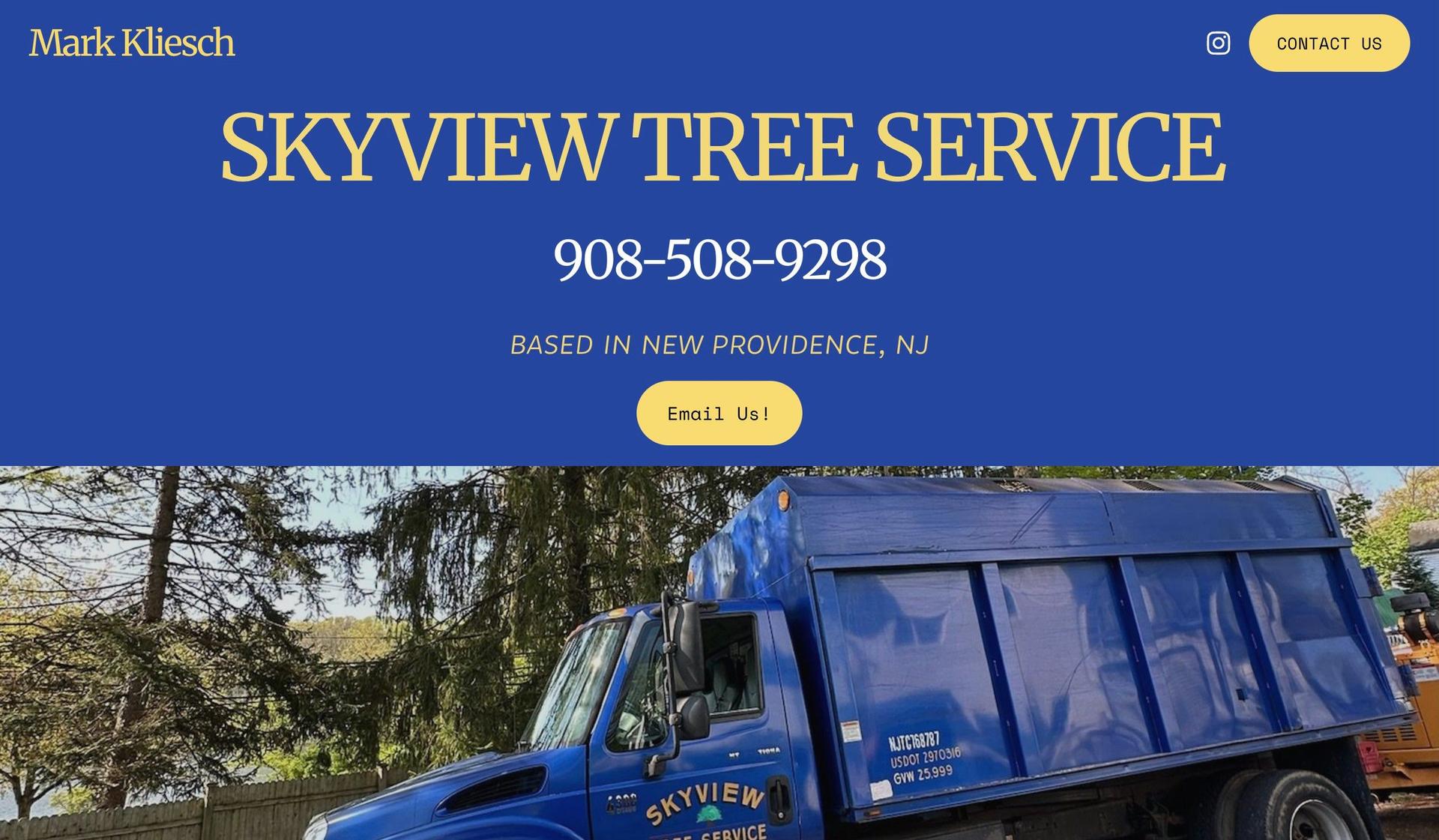 Skyview Tree Service NJ-tree service websites
