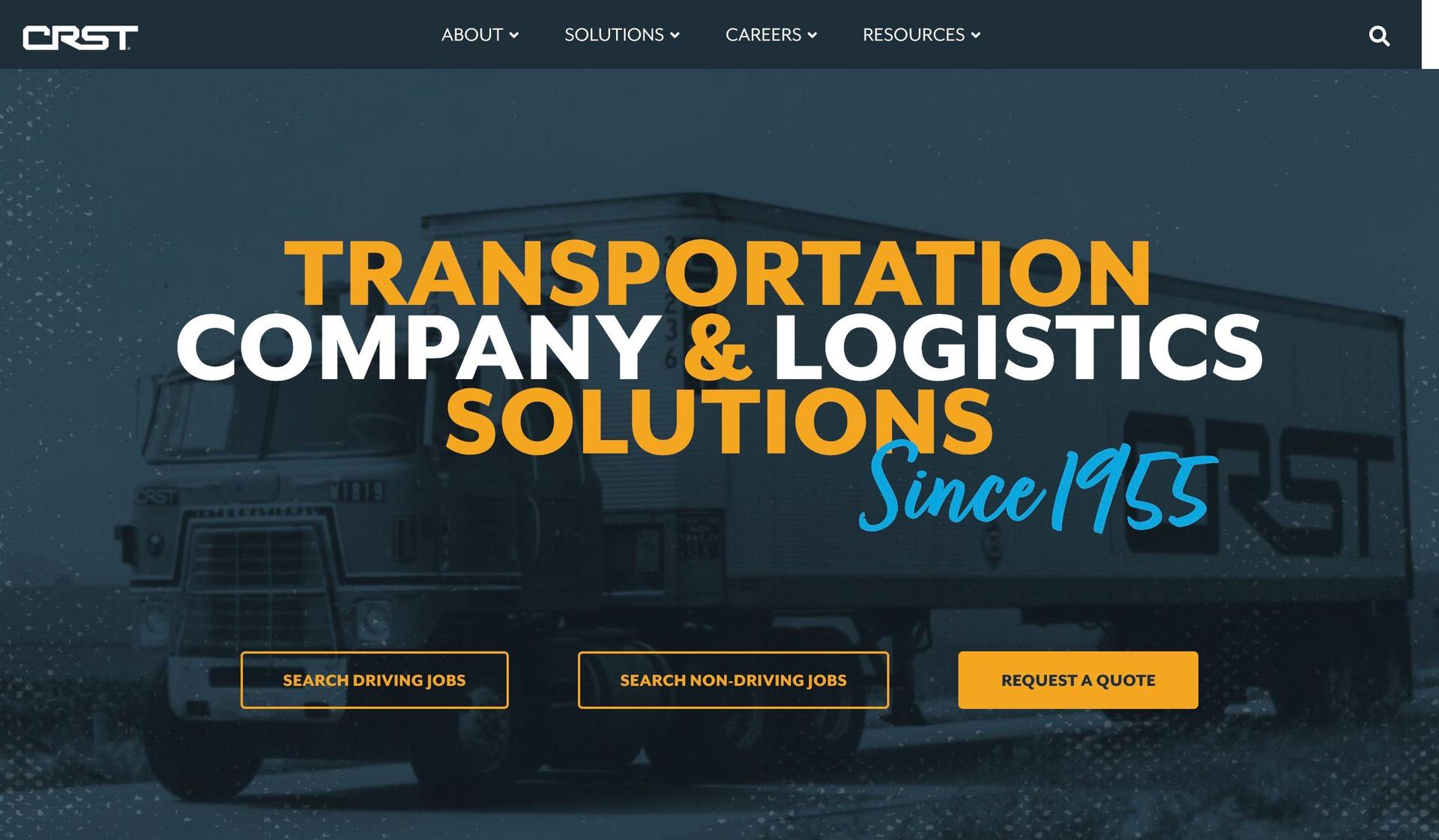 CRST-transportation websites