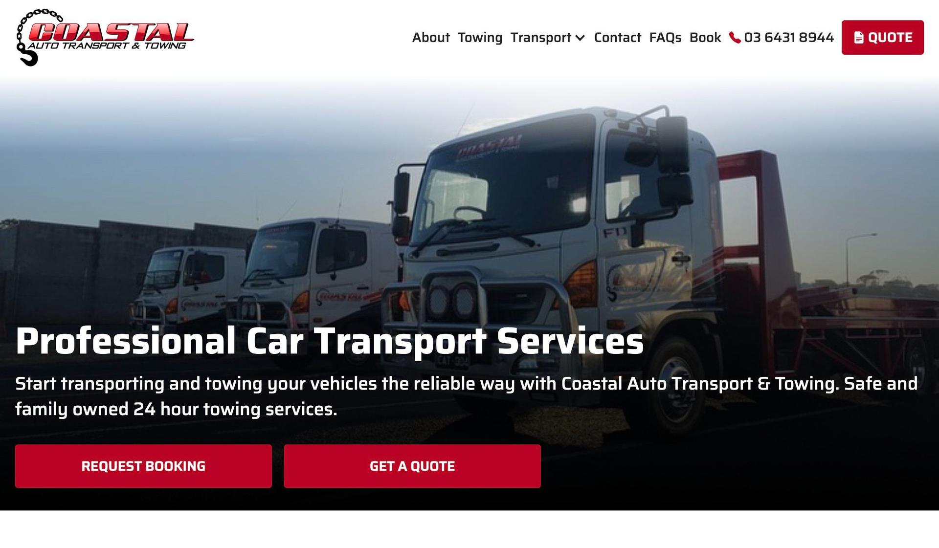 Coastal Auto Transport-transportation websites