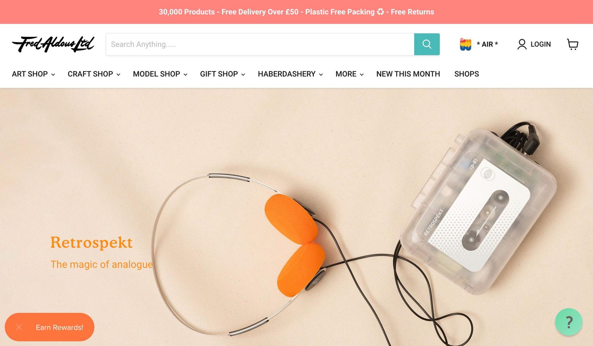 Fred Aldous-stationery business website designs
