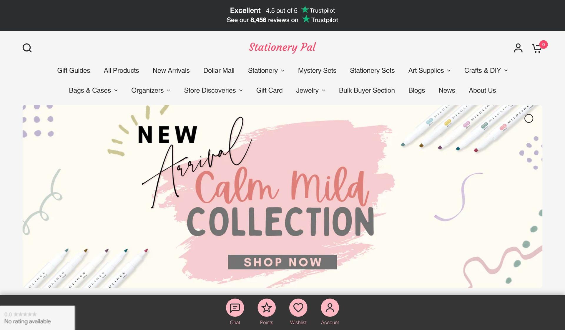 Stationery Pal-stationery business website designs