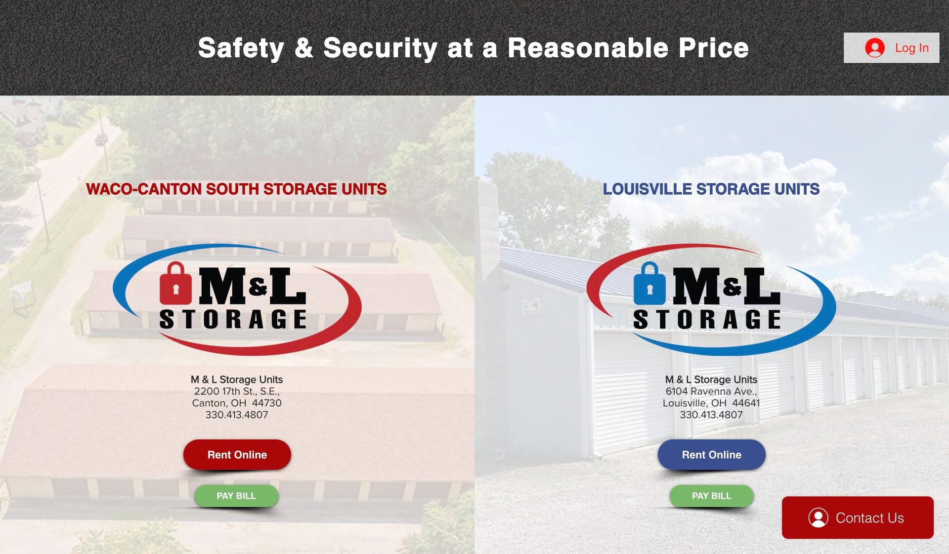 ML Storage Units-self storage websites