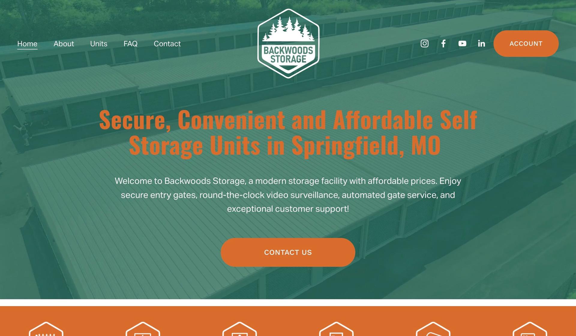 Backwoods Storage-self storage websites