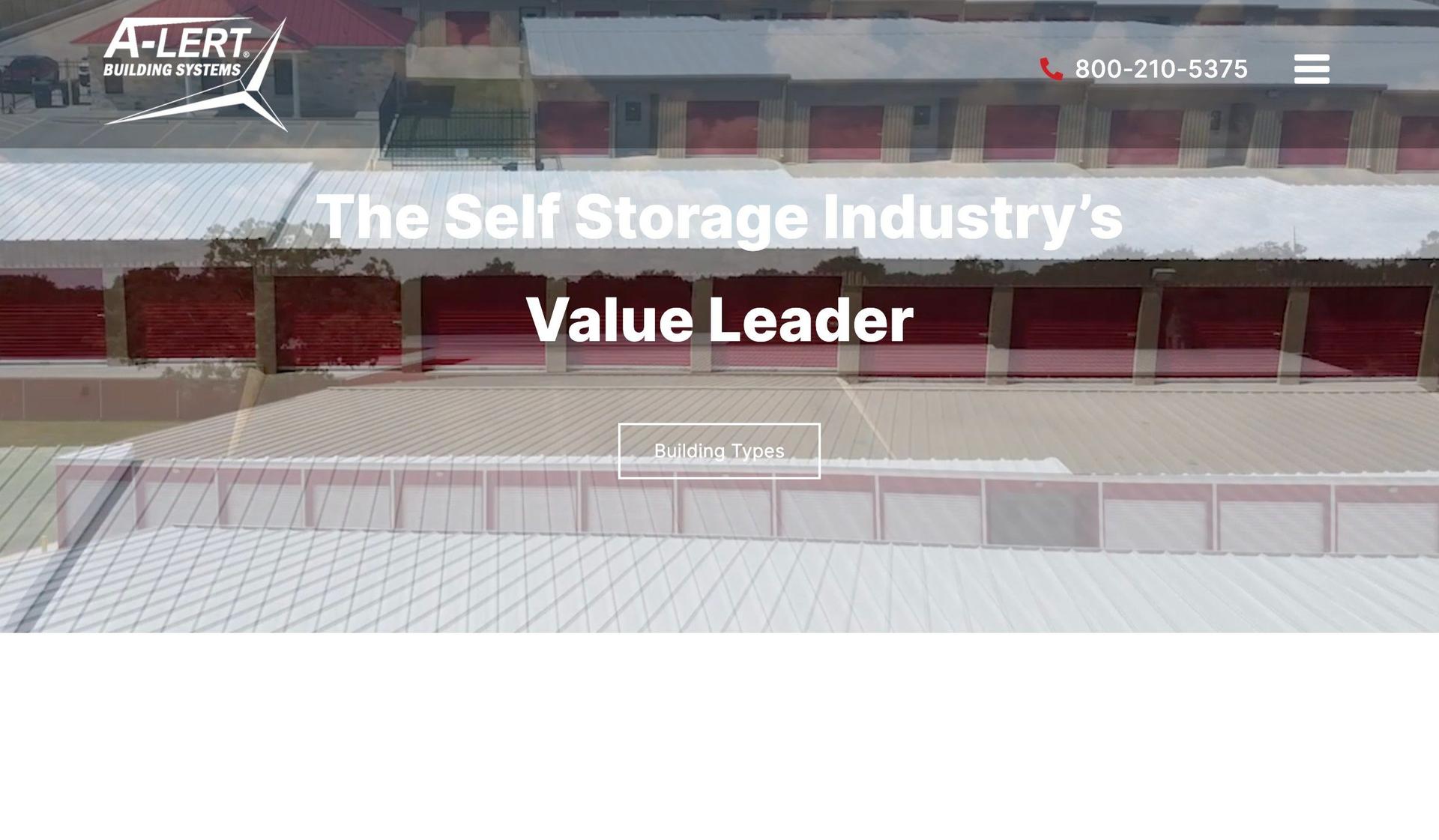 Alert Building Systems-self storage websites