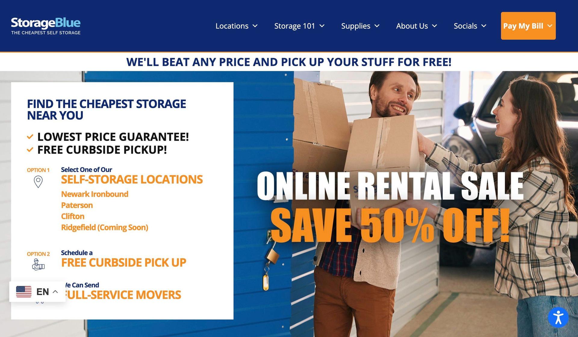 Storage Blue-self storage websites