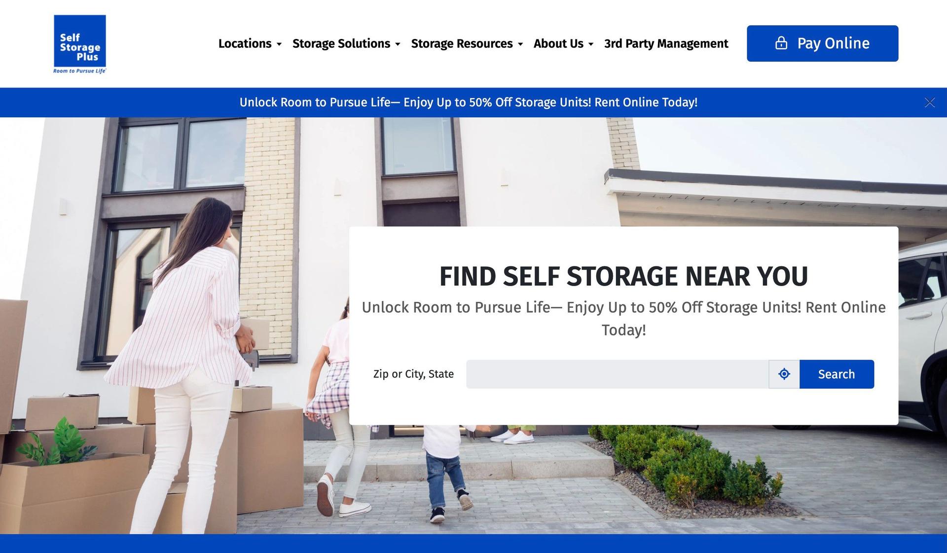 Self Storage Plus-self storage websites