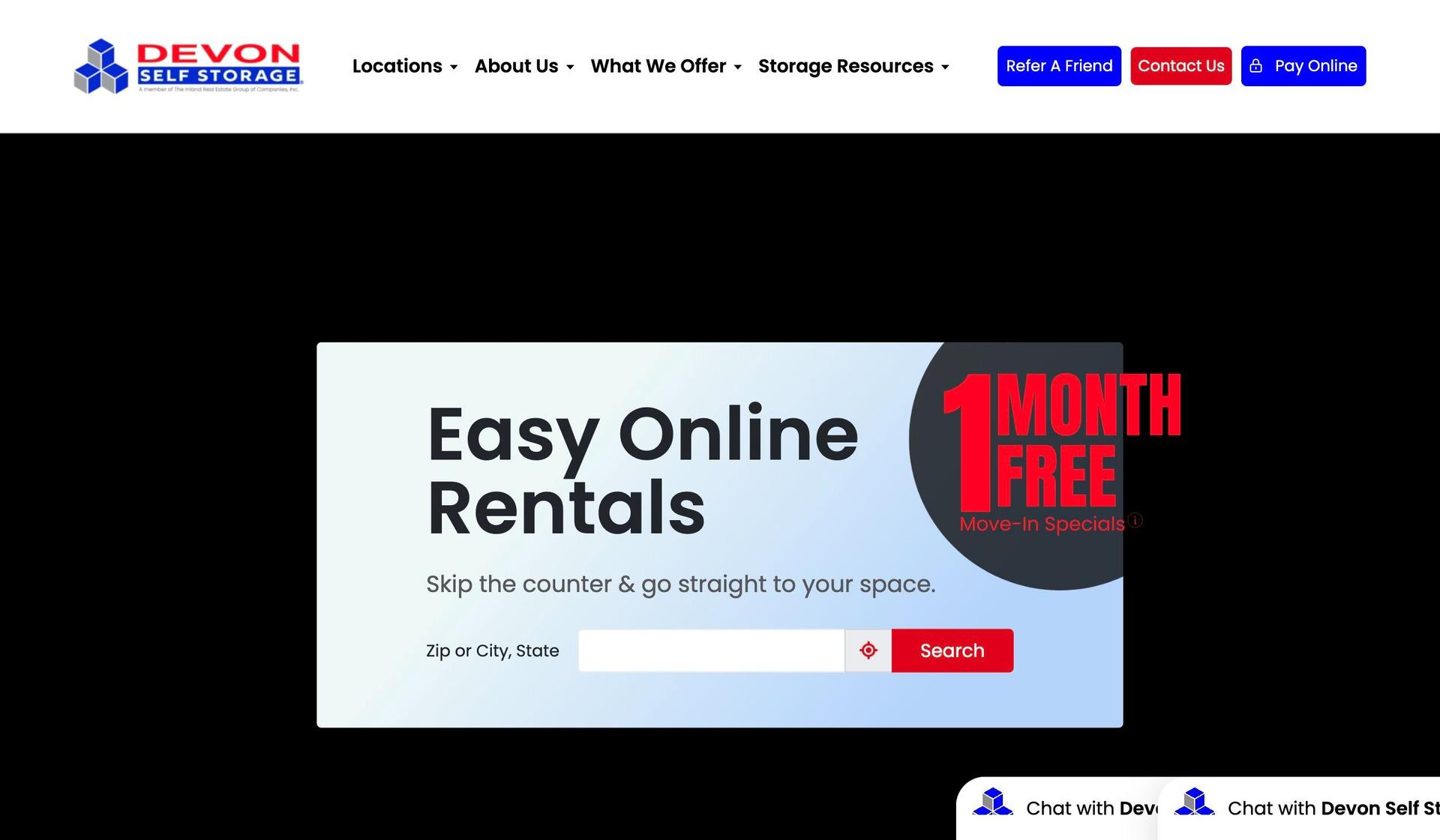 Devon Self Storage-self storage websites