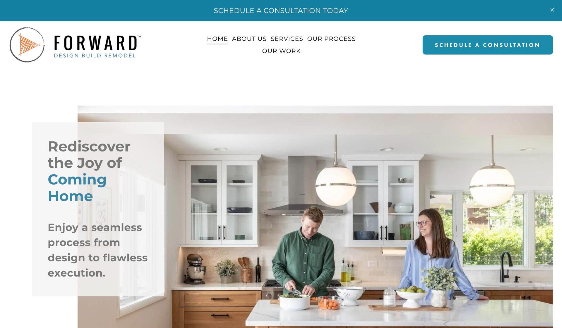 Plan Forward-restoration website examples