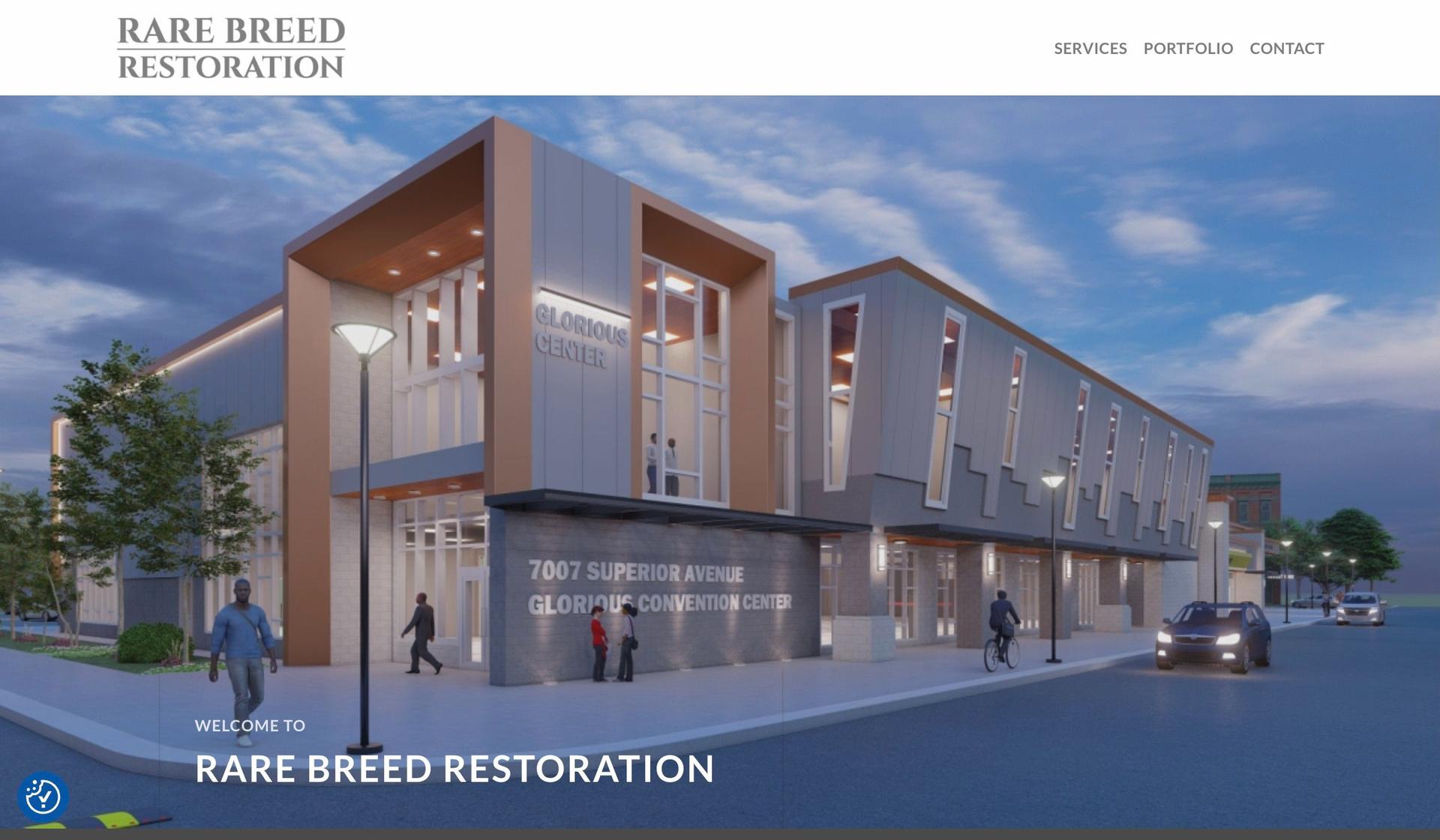 Rare Breed Restoration-restoration website examples