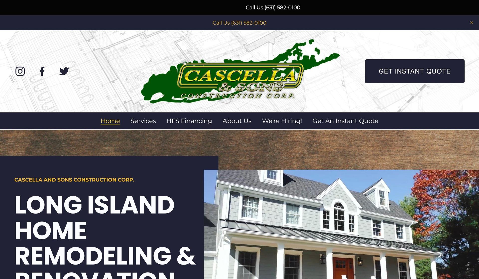 Cascella and Sons-restoration website examples