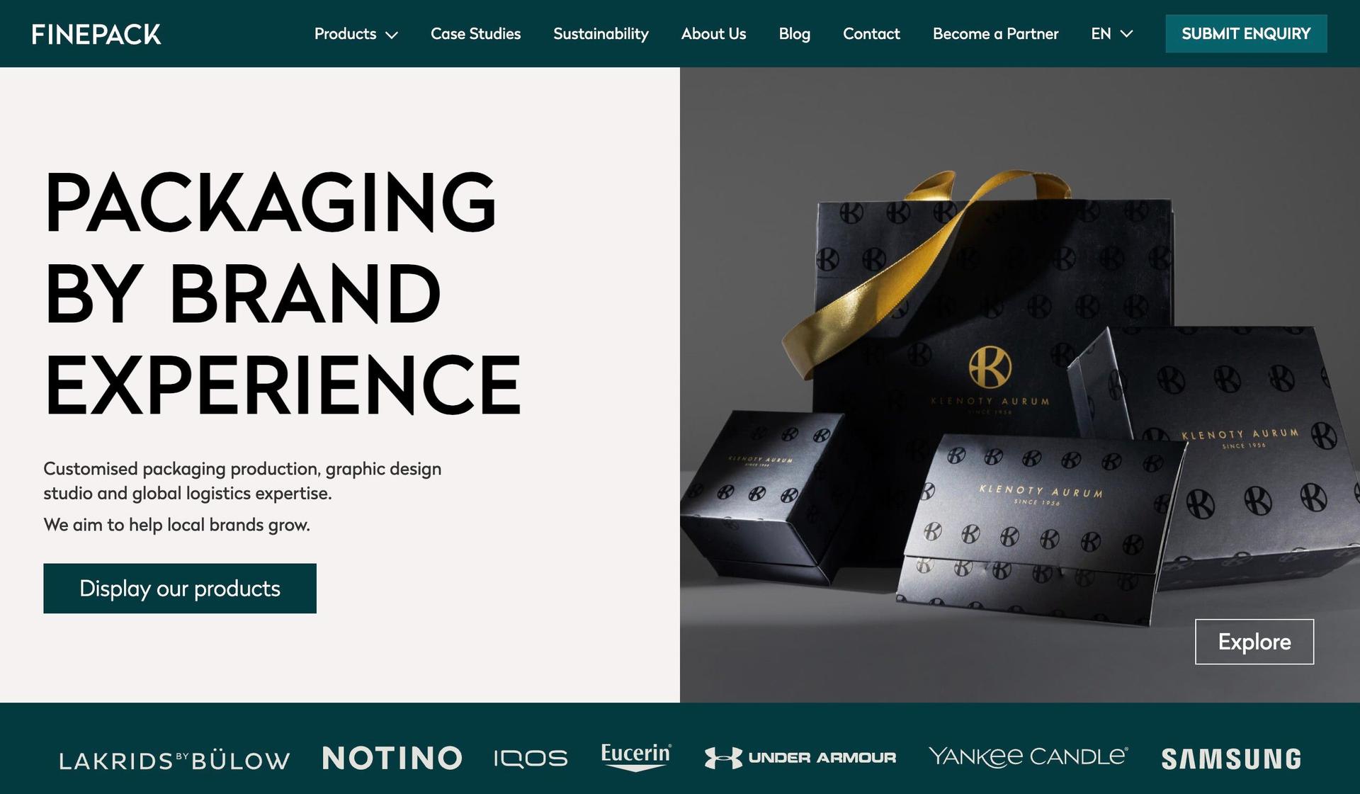 Finepack-packaging websites