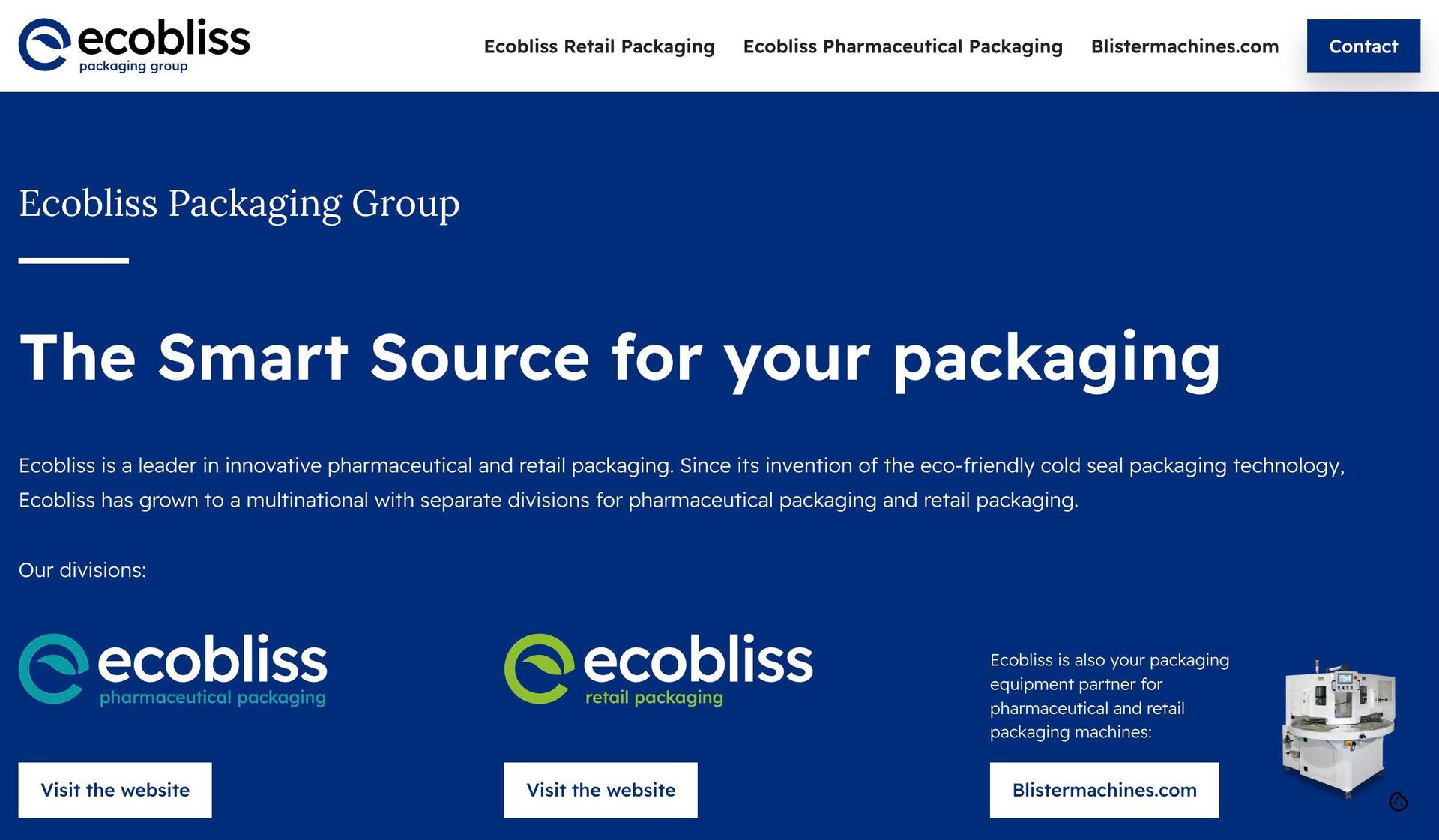 Ecobliss-packaging websites