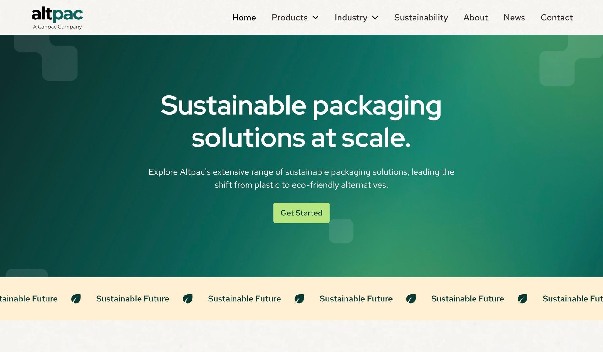 Altpac-packaging websites