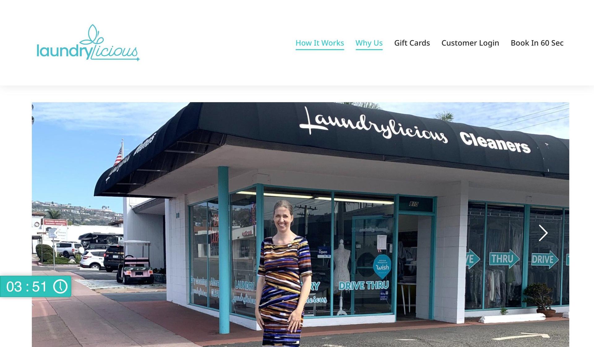 Laundrylicious-laundry website examples