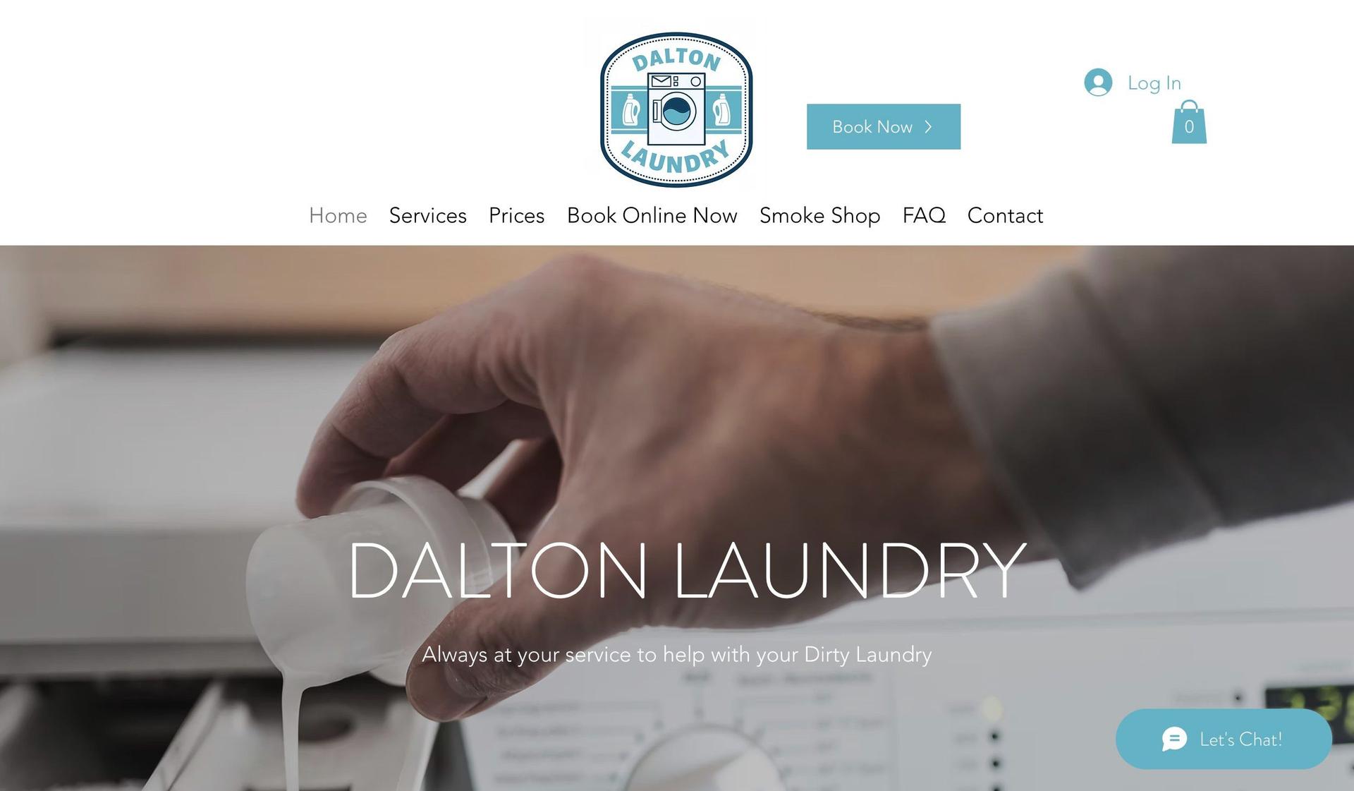 Dalton Laundry-laundry website examples