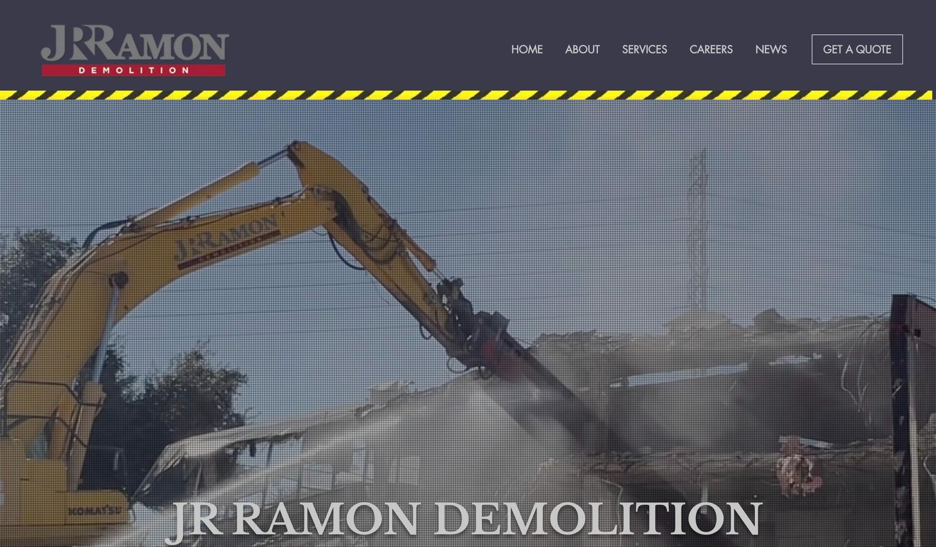 Ramon Demolition-excavation website design examples