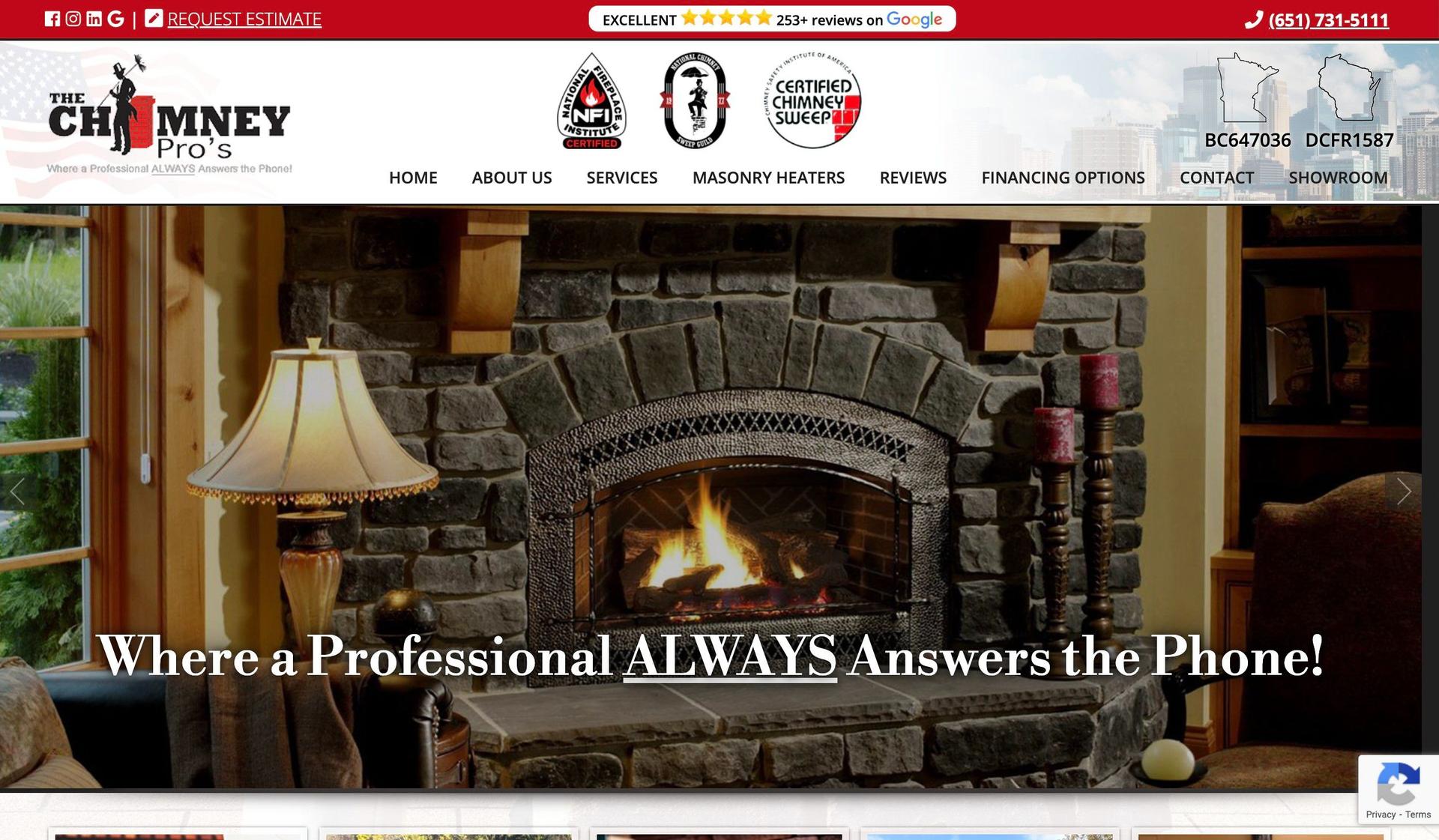 Chimney Pros MN-chimney repair websites