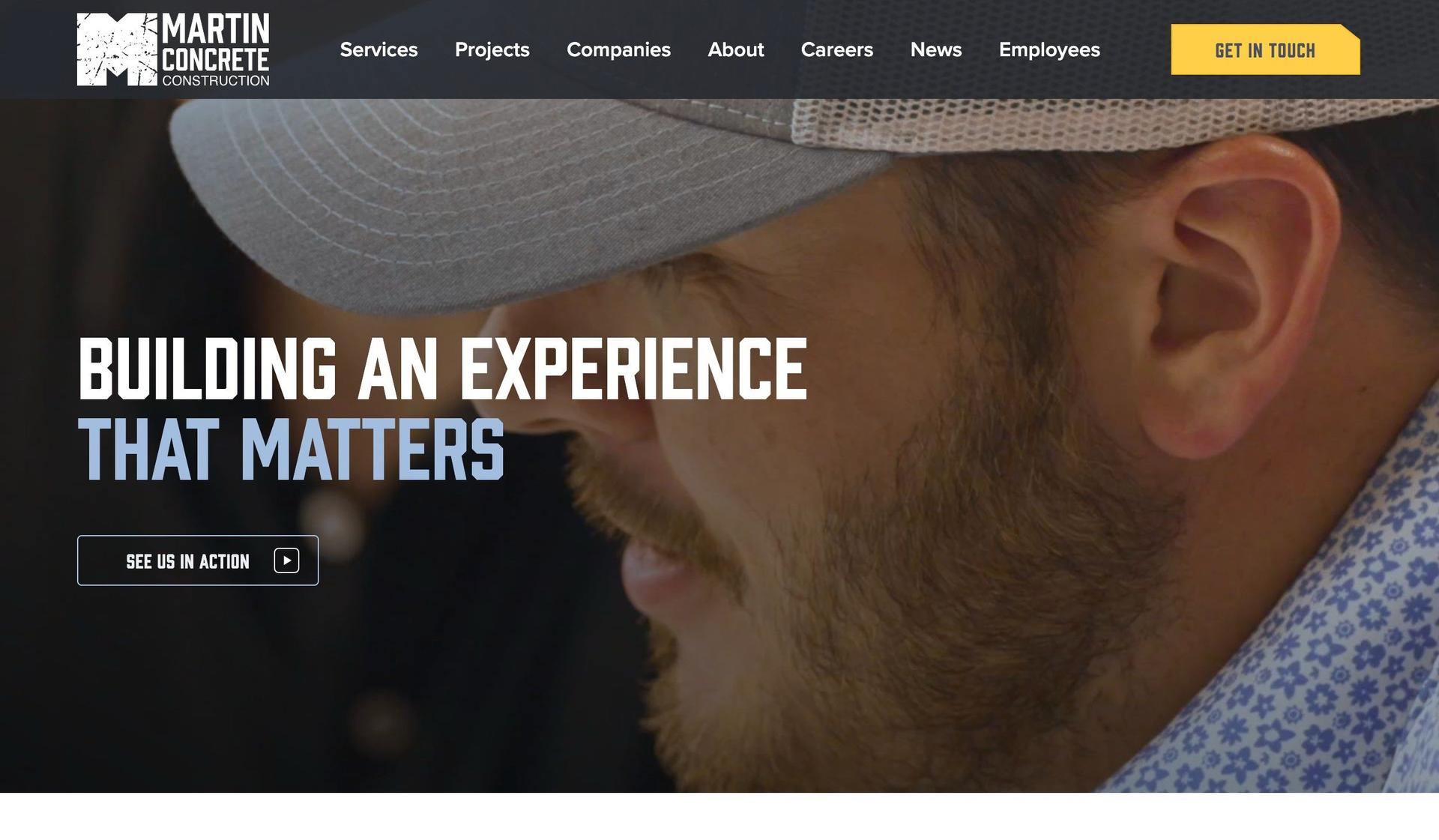 Martin Concrete-concrete websites
