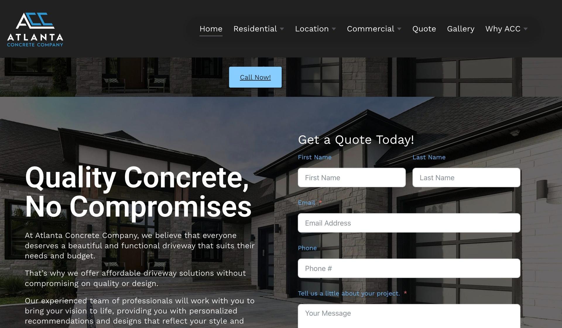 ATL Concrete Company-concrete websites