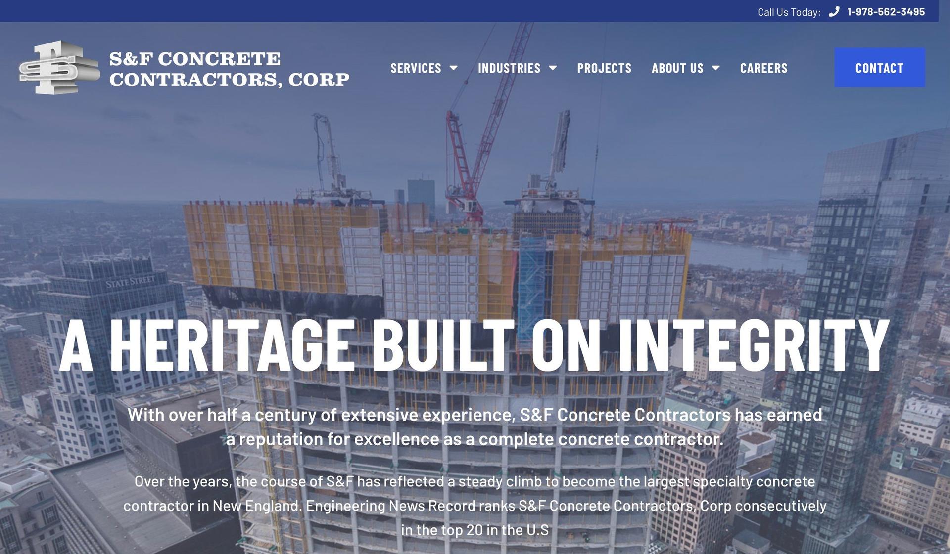 S-F Concrete-concrete websites