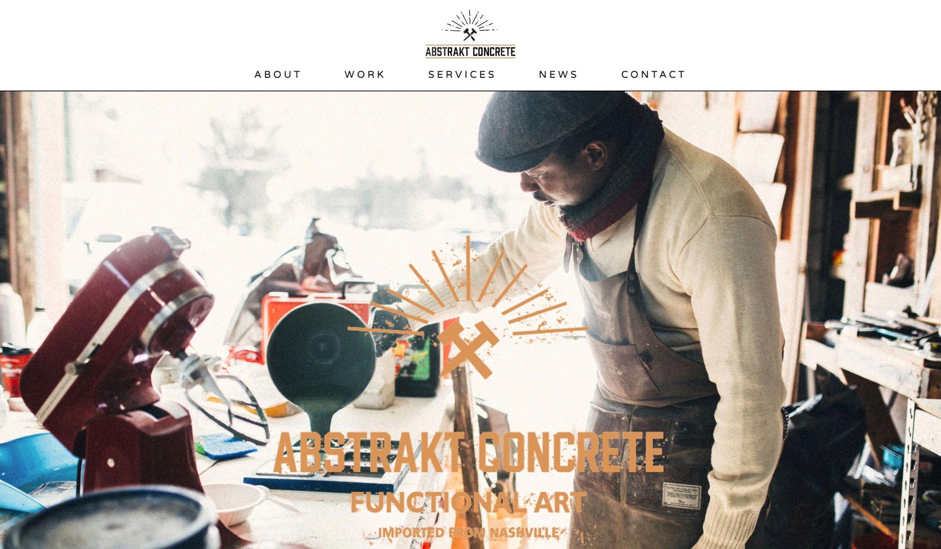 Abstrakt Concrete-concrete websites