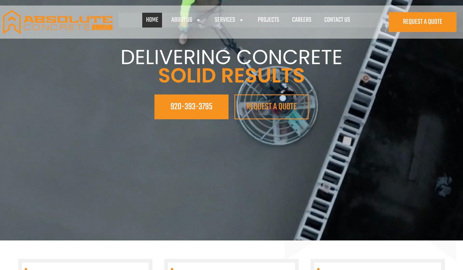 Absolute Concrete-concrete websites