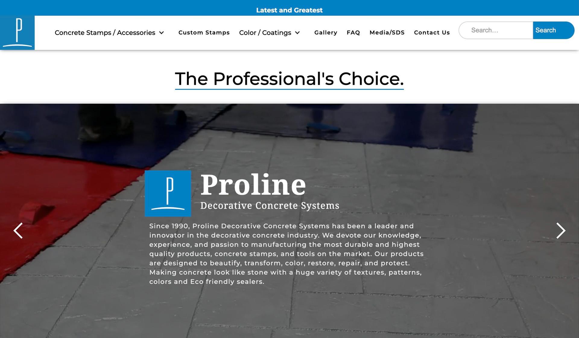 Proline Stamps-concrete websites