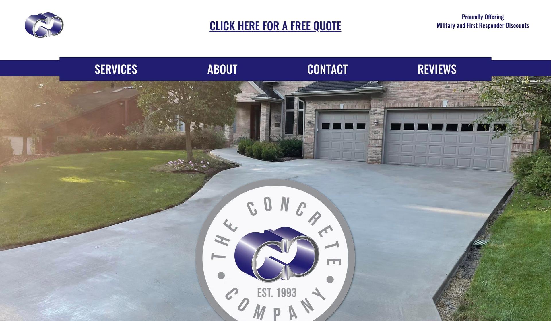 The Concrete Company-concrete websites