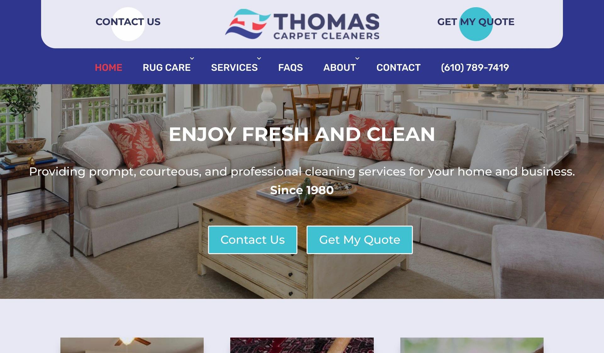 Thomas Carpet Cleaners-carpet cleaning websites
