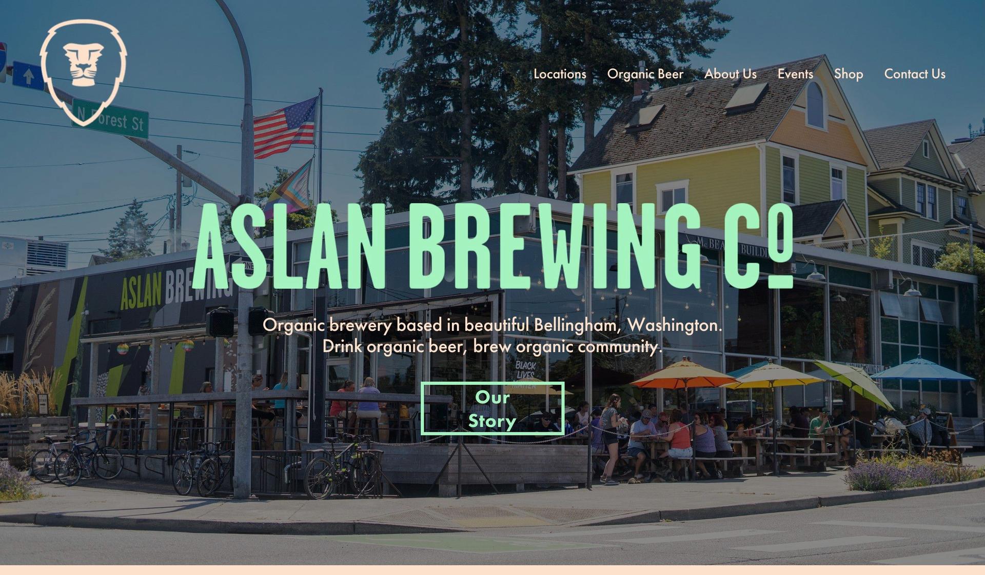 Aslan Brewing-brewery websites